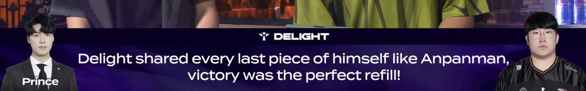 delightseonsu's tweet photo. Ggoggo: HLErcules takes down the genius monster support
UmTi: HLE’s pocket picks start with Delight
Prince: Delight shared every piece of himself like Anpanman, victory was the perfect refill https://t.co/SImBb4RfX0