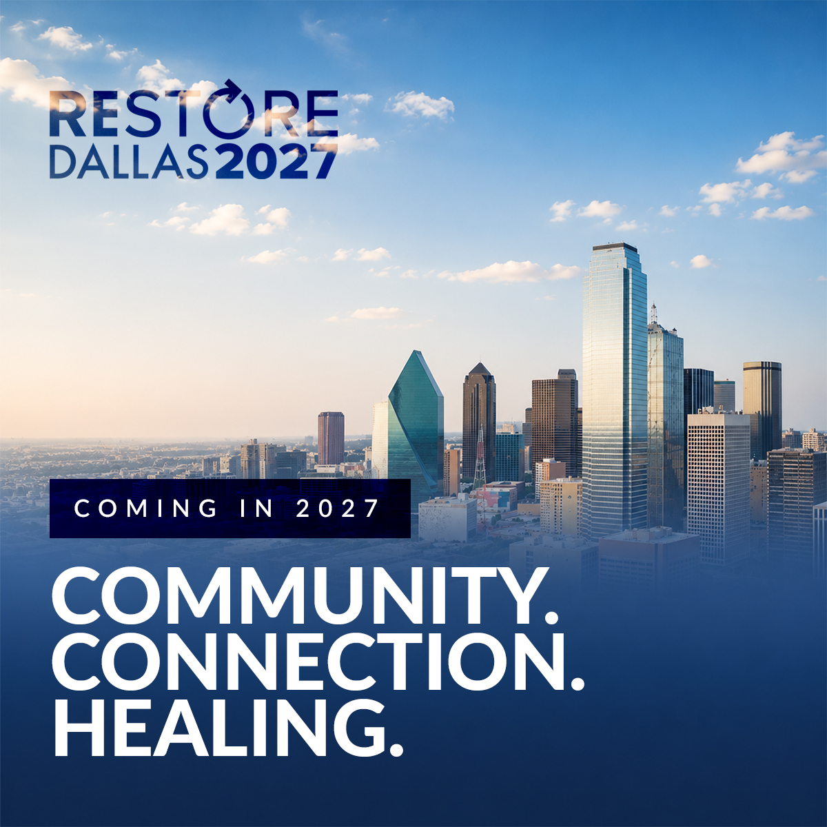 reachjulieroys's tweet photo. Something powerful is coming to Dallas.

Restore 2027 is more than a conference. It’s a gathering of survivors, advocates, pastors, counselors and church leaders committed to building a healthier, safer Church.

February 18–20, 2027, we’ll come together for meaningful conversations about abuse prevention, trauma recovery, accountability and restoration.

Attendee and sponsor registration is live now. Details at https://t.co/JI8zGEmvY5 

#RoysReport #Restore2027 #ChurchHurt #Healing