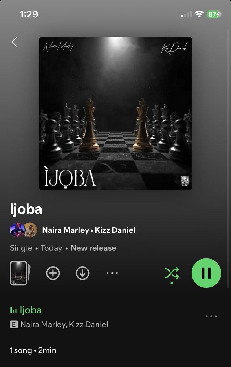 ____Pella's tweet photo. Are we all still streaming Ijoba by Naira Marley &amp;Kizz Daniel? If so 

How many screenshot can I get ??? https://t.co/ORrIjacKoW