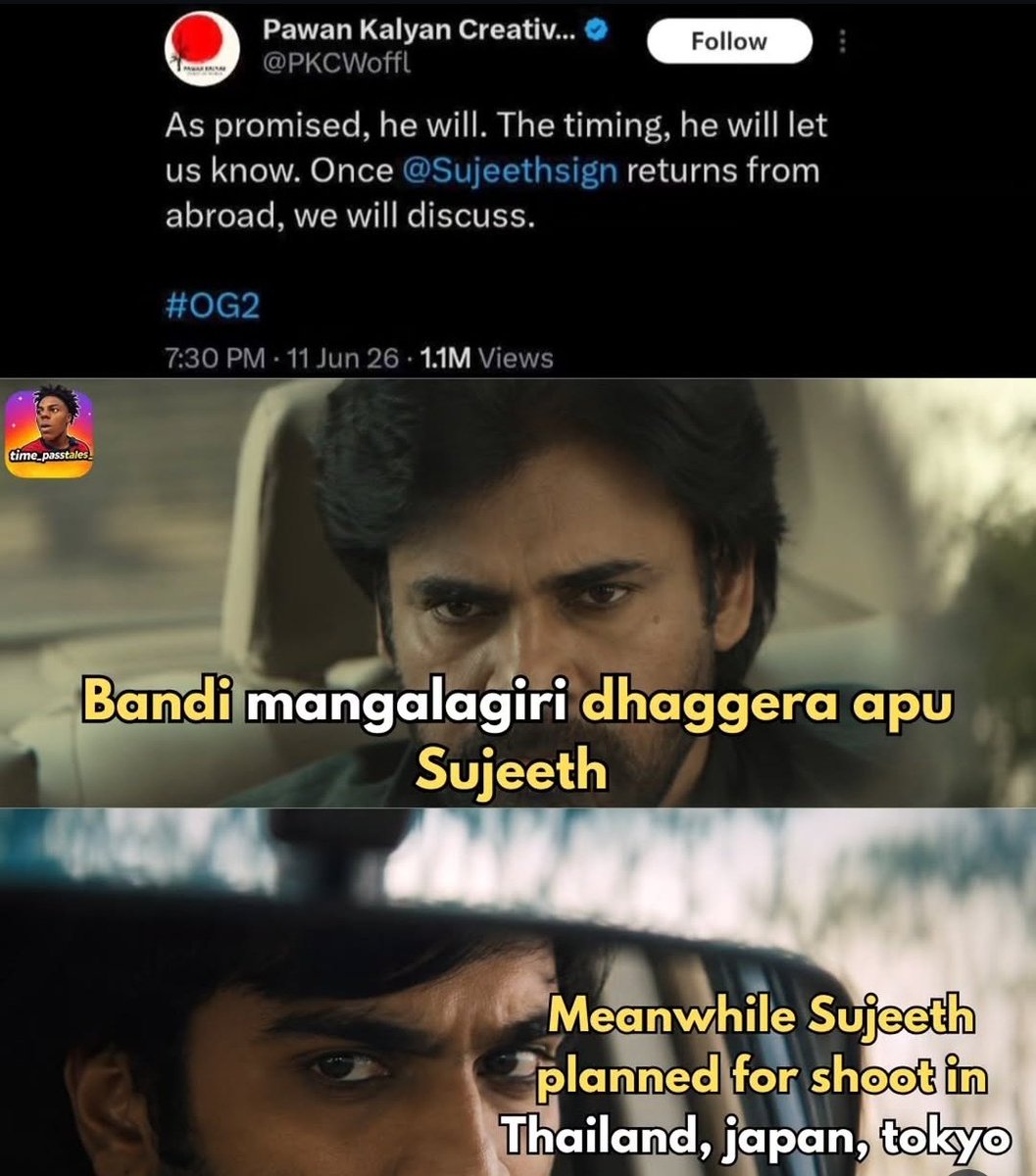 Badboy90909090's tweet photo. Arey 🤣🤣
Insta lo dorkindi 🤣🤣

#OG2 #PawanKalyan https://t.co/u8f1vUUDwv