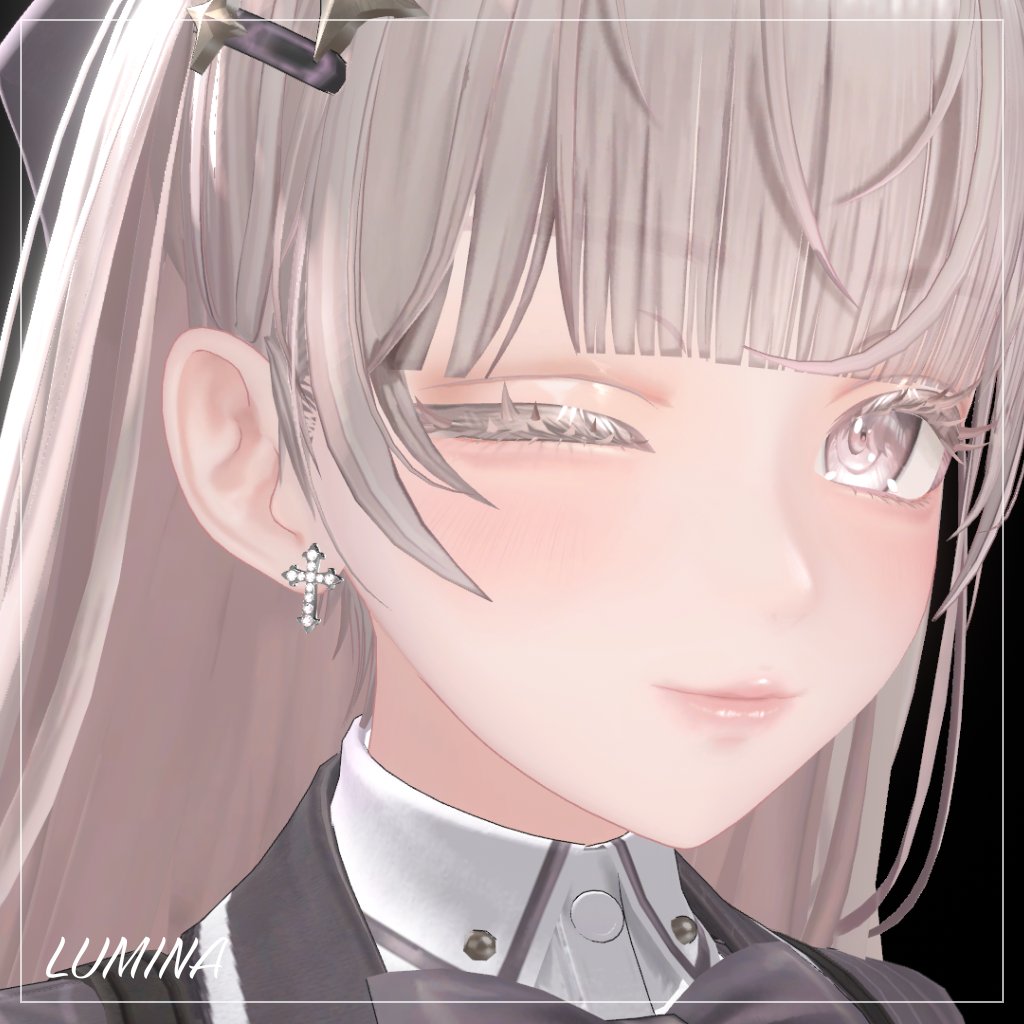 Rimiy_VRC's tweet photo. ショップオープン記念として宝石を敷き詰めた十字架のピアス【Crystal Cross Earring】を2週間限定で無料配布いたします🎉

🔔無料期間6/12から6/26まで
✨️【汎用版/Standard】300→0円
✨️【アバター対応版】400→0円
✨️【フルパック/FullPack】800→0円

MA対応済み→ルミナ・マヌカ・しなの

ピアスポストを伸縮させられるシェイプキーつきのため、対応アバター以外の耳の厚みにも合わせられます🤍

🔗商品ページhttps://t.co/tiHX50pwhC

#VRChat #VRC #Rimiy_VRC