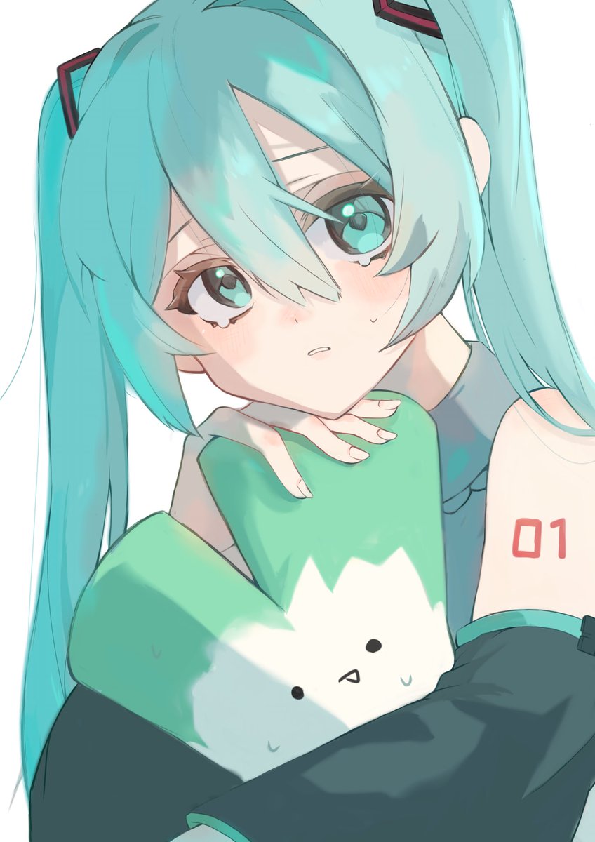 Yuurei0025's tweet photo. ネギ取らないでー！ #初音ミク  #イラスト https://t.co/enjcx9mKbV
