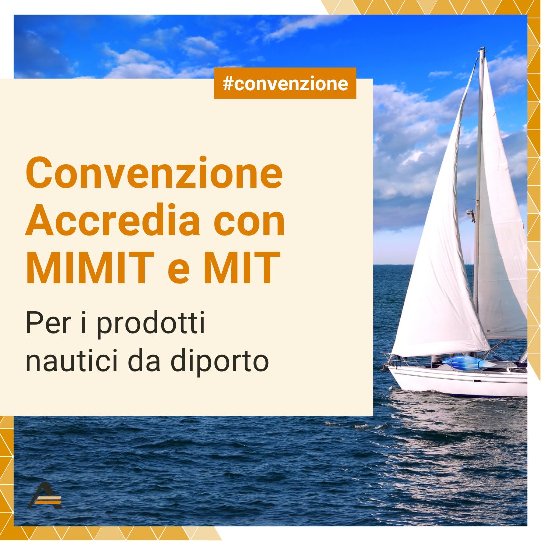 ACCREDIA's tweet photo. Firmata la Convenzione tra #Accredia, #MIMIT e #MIT per la nautica da diporto: l'accreditamento diventa prerequisito obbligatorio per autorizzazione e notifica UE degli organismi di valutazione della conformità (Dir. 2013/53/UE).
#accreditamento #nautica @mitgov_it @mimit_gov https://t.co/wFc8ZgEiZt