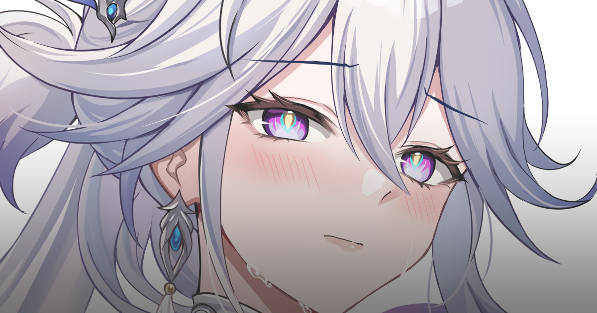 「遅くなりました!爻光の差分をあげました!」|はりもじのイラスト
