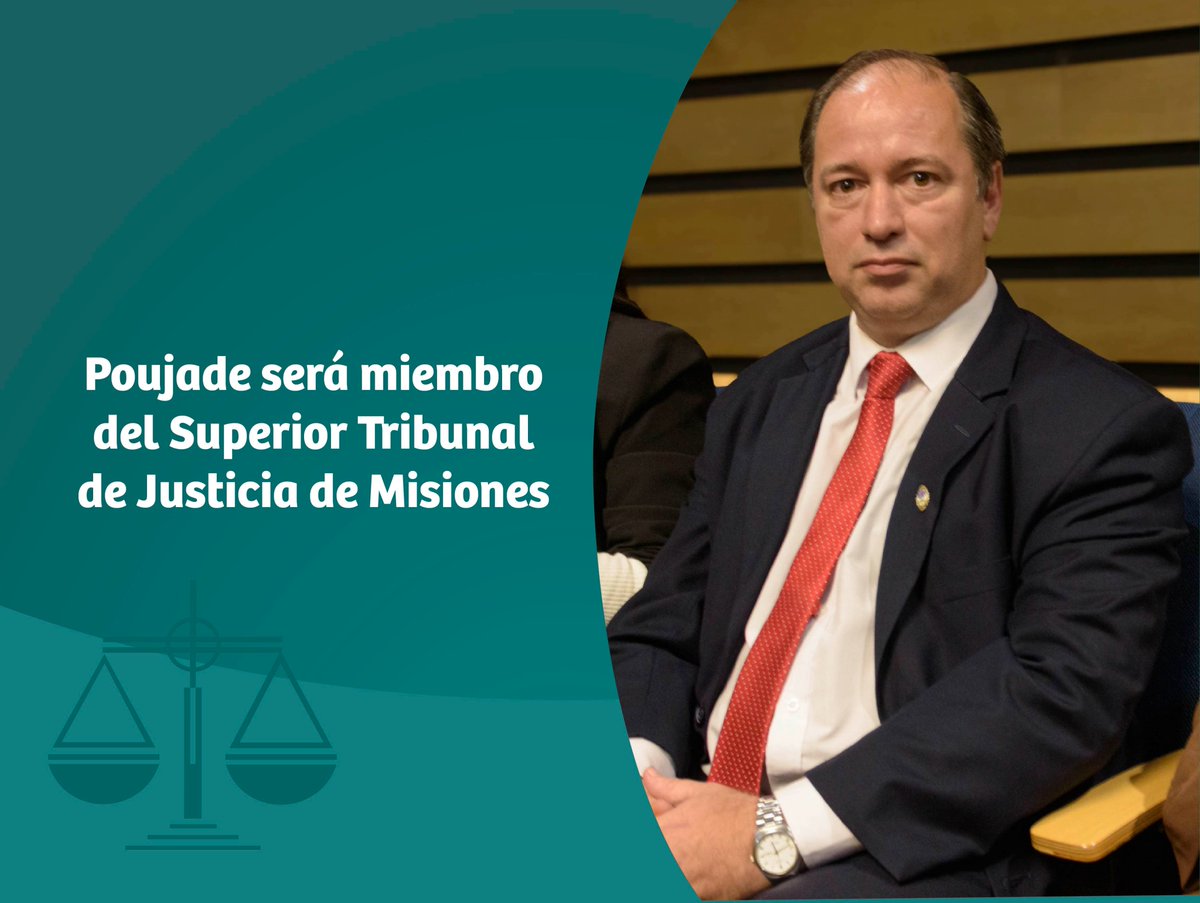 capacitacionmis's tweet photo. Poujade será miembro del Superior Tribunal de Justicia de Misiones https://t.co/es6jGPqIeG https://t.co/tX2VTPXL0I