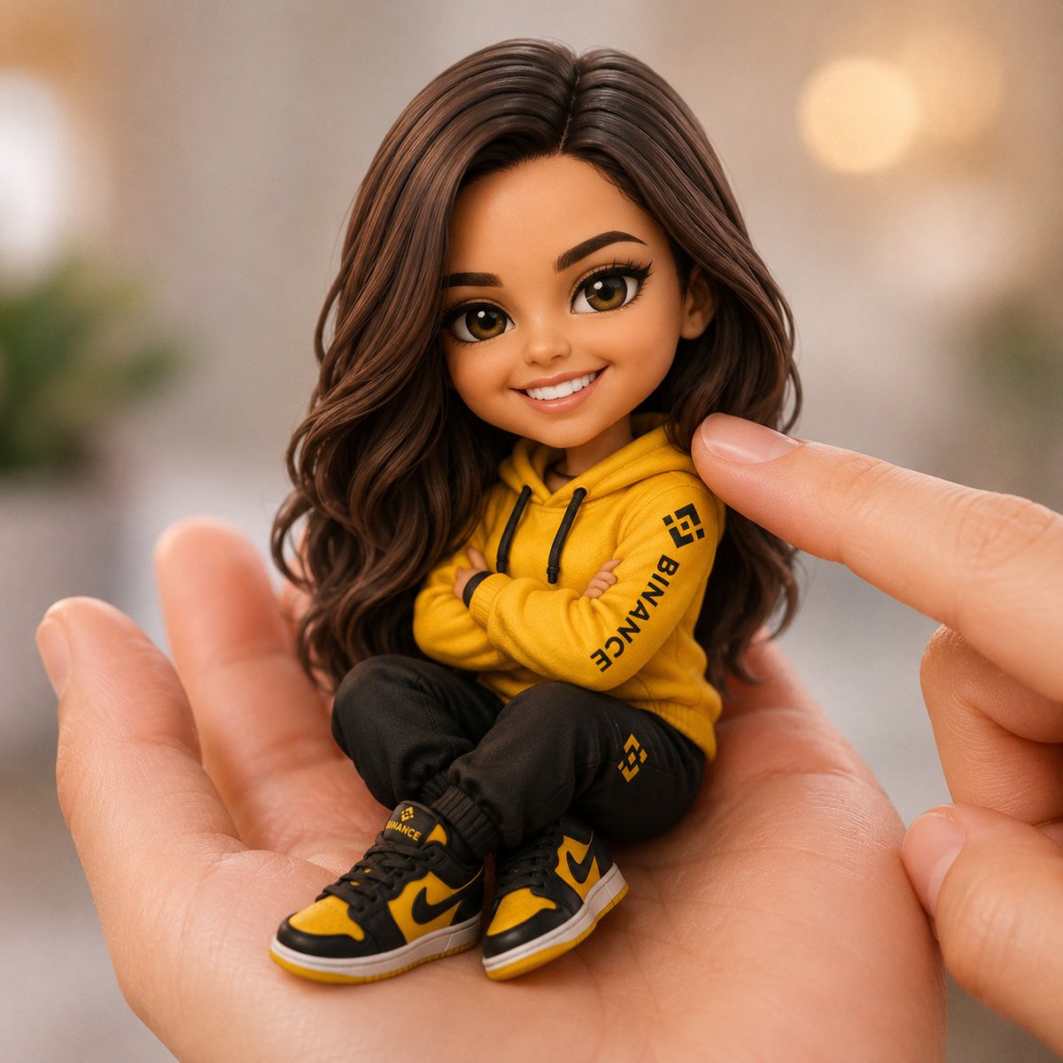 amandabinance's tweet photo. "turn yourself into a pocket-sized version"

me when the weekend is almost here and i’m already in good mood mode 💛 https://t.co/8Aat2ahs98