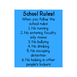 BaldiFanbase's tweet photo. 🍎Fun Fact: Após a atualização Baldi's Basics Plus v0.14.1, uma das regras do famoso pôster da escola foi alterada. A regra "No fourth wall breaks" foi removida e substituída por "No looking in other people's lockers", atualizando a lista de regras presentes na escola do Baldi. https://t.co/xyGFRu2BPu