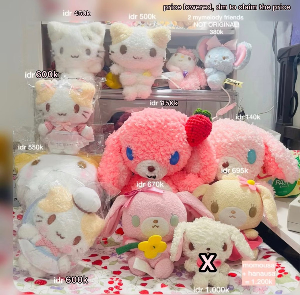 rosebloommocha's tweet photo. masyumaro sanrio, my melody friends (not original), sugarbunnies (original &amp; handmade)

https://t.co/rXoL1WD09f https://t.co/MOnQBSUxoo