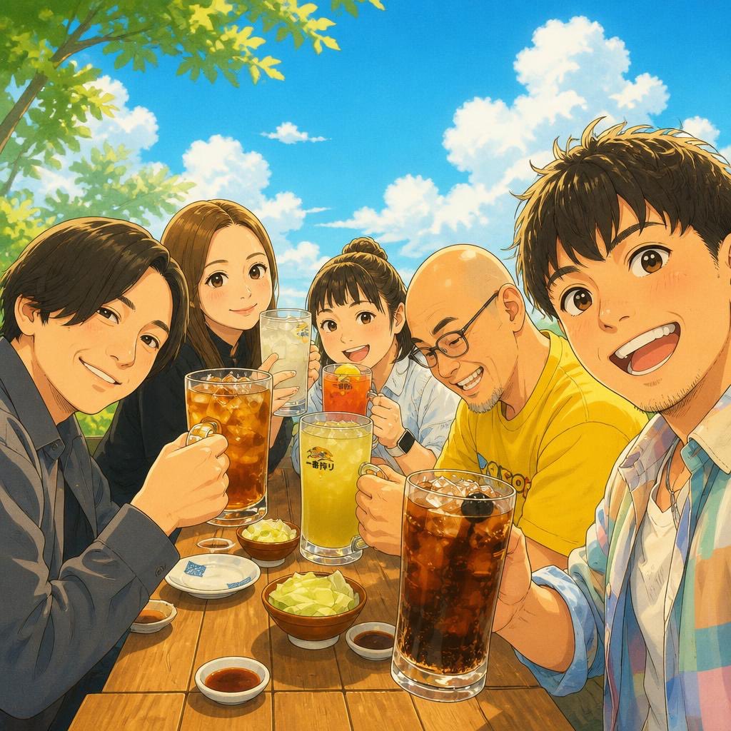 Ref_kan's tweet photo. 綱島なう！小学校の友達と飲み会🍻集合時間に起きて慌てて車で行ったので今日はコーラonly💦 https://t.co/V1fl1JQwiz
