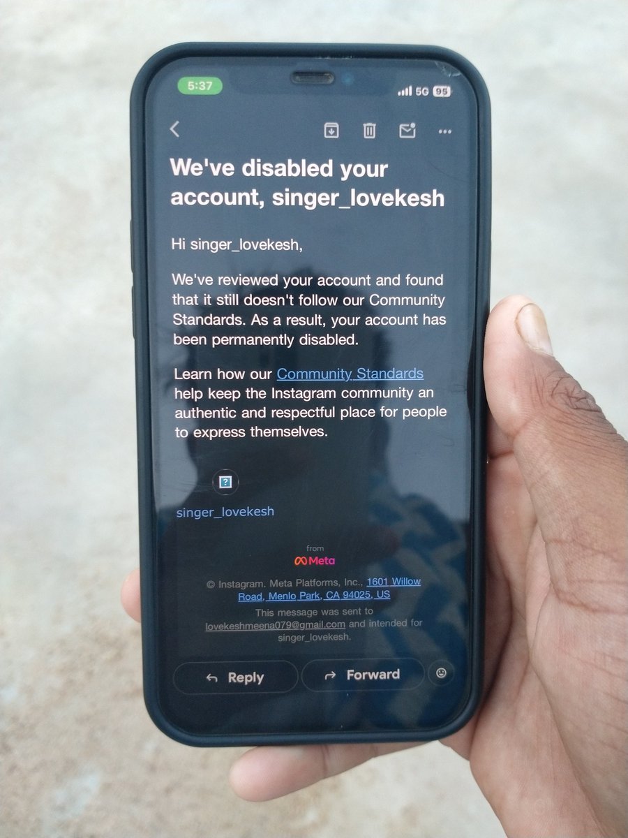 ZORVIXHQ's tweet photo. @MetaNewsroom Hello @Meta ,
My account @singer_lovekesh was permanently disabled. I create and upload only my own original music and reels. I believe this may have been a mistake.
I respectfully request a manual review of my account. This account represents years of hard work https://t.co/nWYcVHdGfY