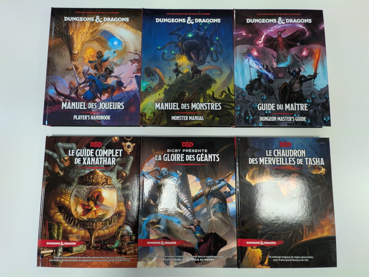 LaGuildeAB's tweet photo. On récupère quelques livres/manuels Donjons &amp; Dragons ! https://t.co/TDslpOnGS6