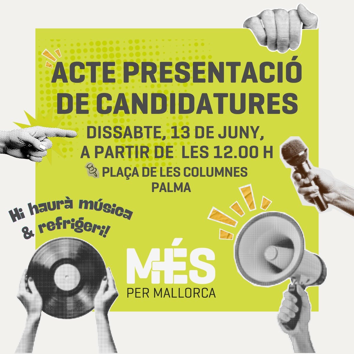 LluisApesteguia's tweet photo. Demà tenim aquest truiet, i tant a na Marta, en Miquel i na Maria com a jo mateix ens faria molta d'il·lusió que ens hi acompanyàssiu!

I després musiqueta i beure, que aquesta revolució també es fa ballant! https://t.co/LFGhzcWoz9