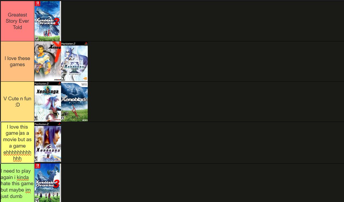 boixfr's tweet photo. think ima replay all of xeno once I get back from vacay. gonna start at beginning. I only ever played pre blade games and xc3 once so excited to update opinions. 

This is how i feel rn. dlcs are included cause that makes sense to me https://t.co/dGYcROFSOt