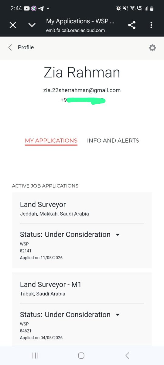 rahmanzai506's tweet photo. Dear WSP,I have been trying to contact your recruitment team for the last one year without any proper response.I am 100% matching the recent Land Surveyor opportunity in Jeddah, yet still received no reply. Professional communication and respect for candidates should matter.@wsp https://t.co/VuOyBLO6Gx