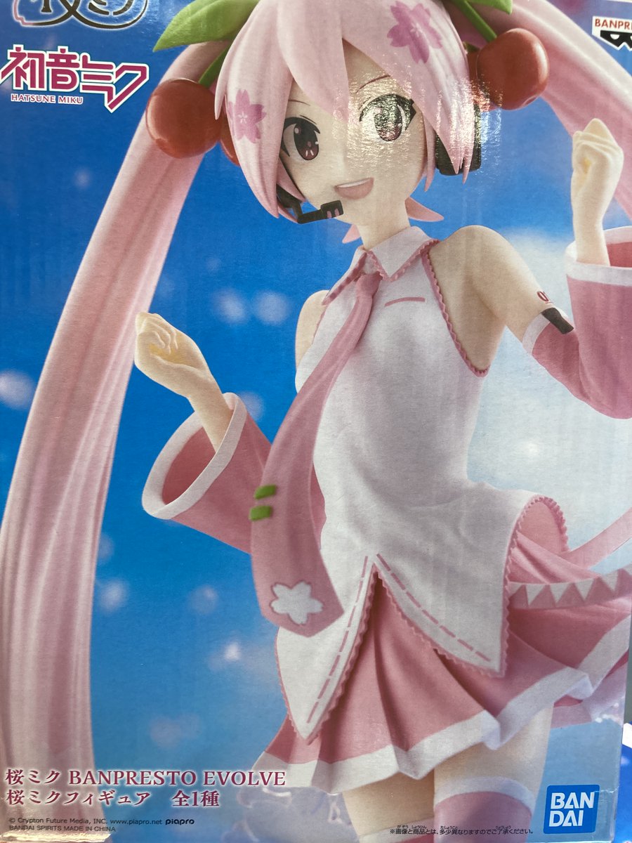 景品入荷情報】 「桜ミク BANPRESTO EVOLVE 桜ミク