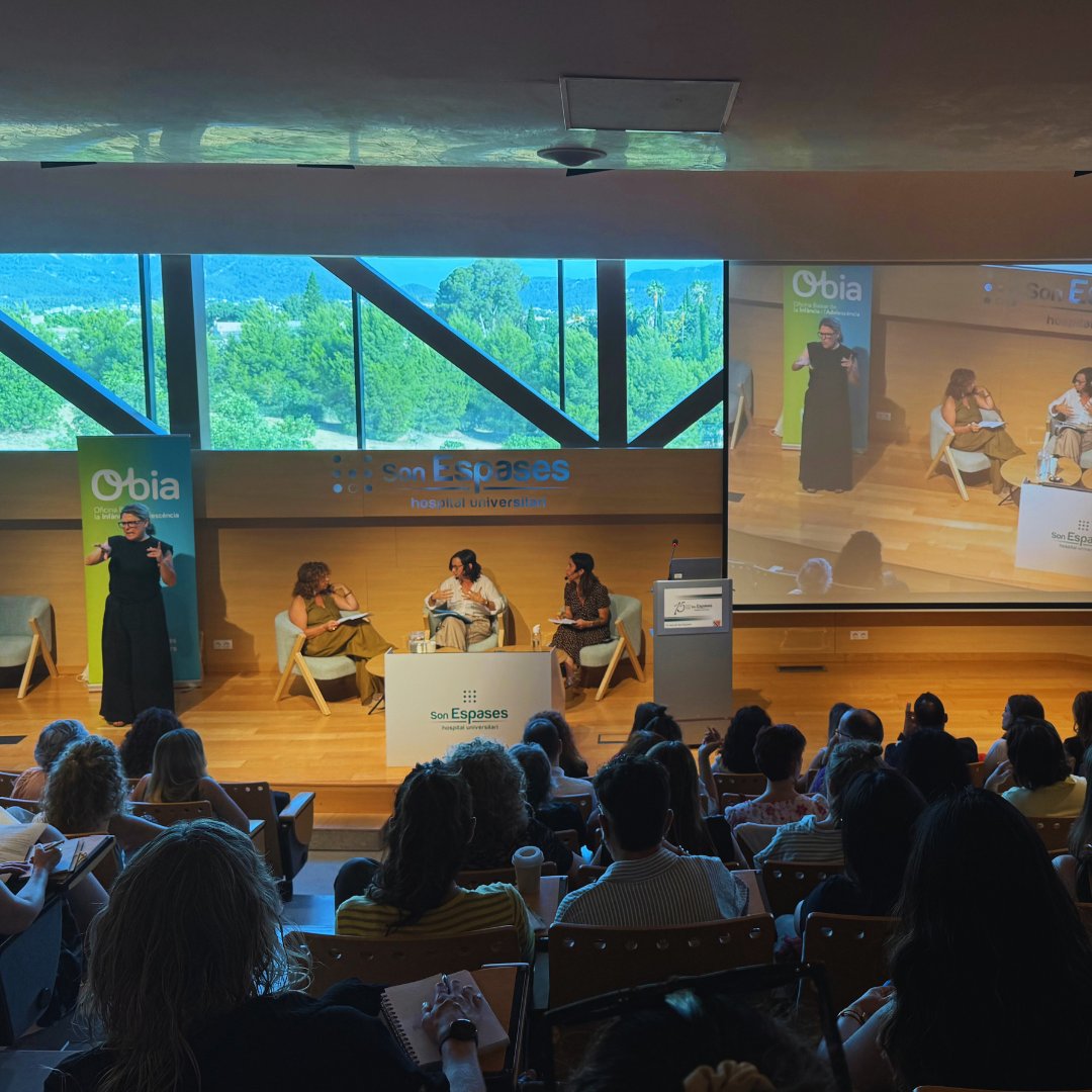 FundacionRANA's tweet photo. Asistimos a las jornadas sobre la aplicación práctica de la LOPIVI organizadas por el @obia_ib. Un espacio para compartir herramientas, estrategias y coordinación entre profesionales, con un objetivo común: una infancia y adolescencia libres de violencia. ¡Gracias!💙 https://t.co/L5eq6a9VPl