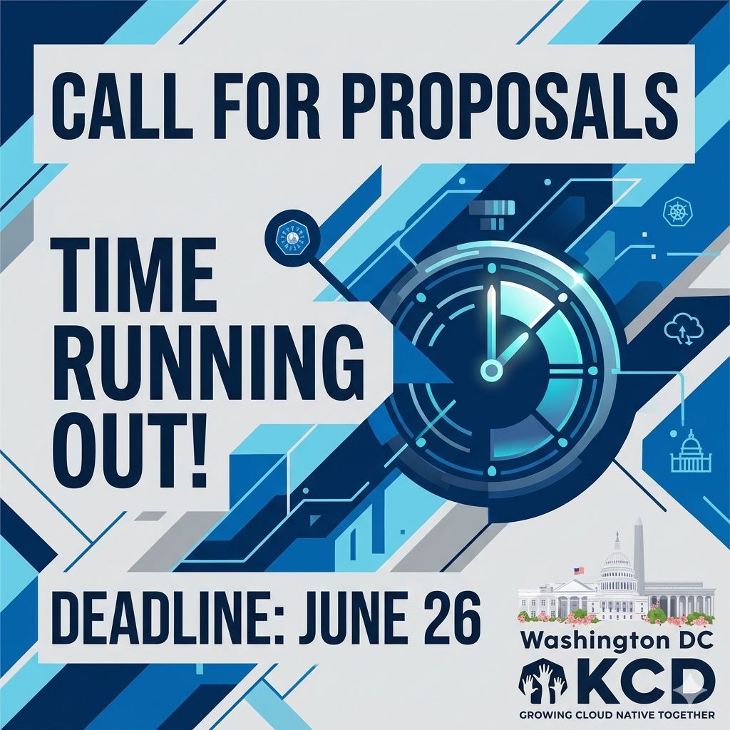 KCDWashingtonDC's tweet photo. ๐ Submit your talk!
Whether you are a seasoned speaker or taking the stage for the first time, your voice is welcome! ๐ฃ๏ธโจ
#KCD #KCDDC #CloudNative #Kubernetes #CallForProposals #OpenSource
https://t.co/xHwcFlR0QW https://t.co/ocCqyc2OtL
