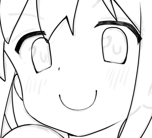ねことうふ先生の描くニッコリした口が一番難しいとおもってる(ぇ 