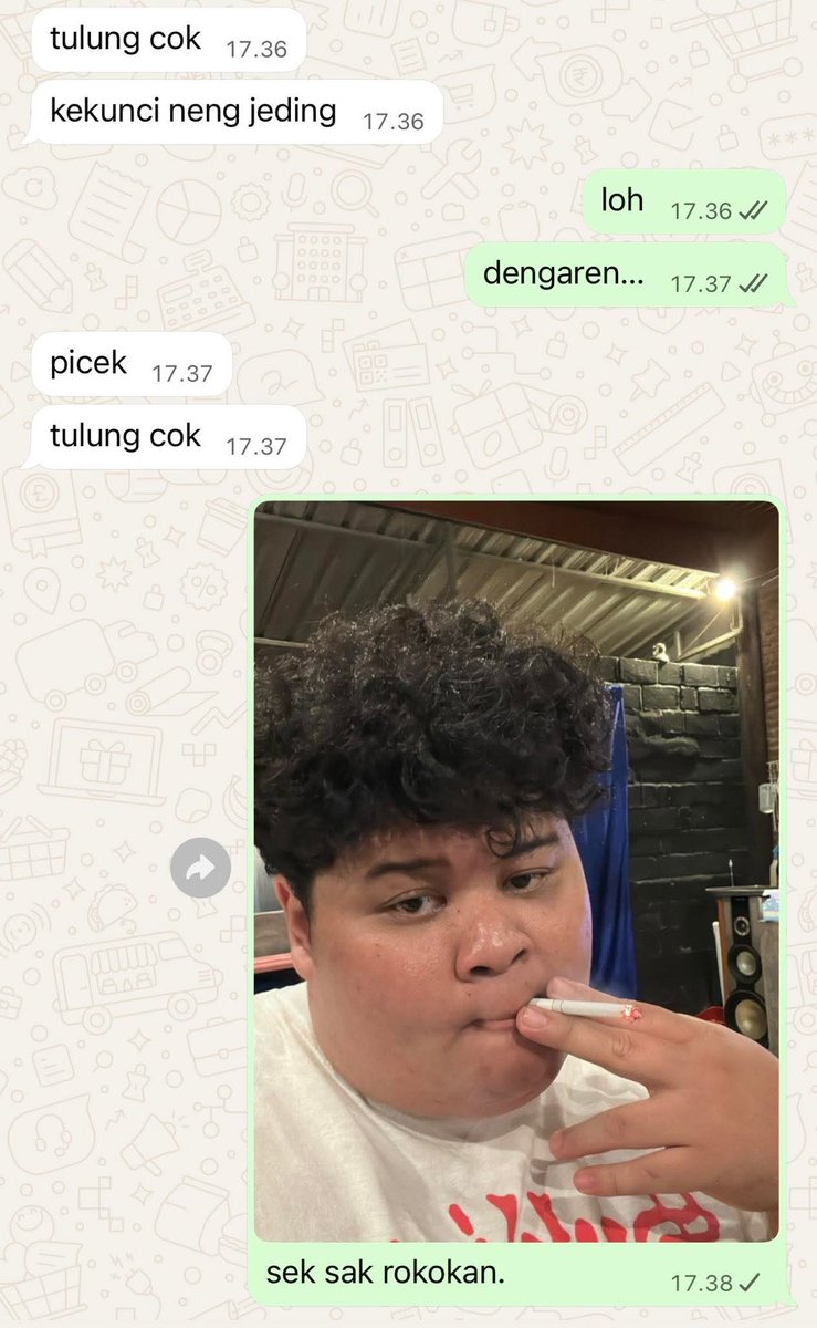 jawafess's tweet photo. Dengaren jare, lur 😭 https://t.co/pu69XLfPg8
