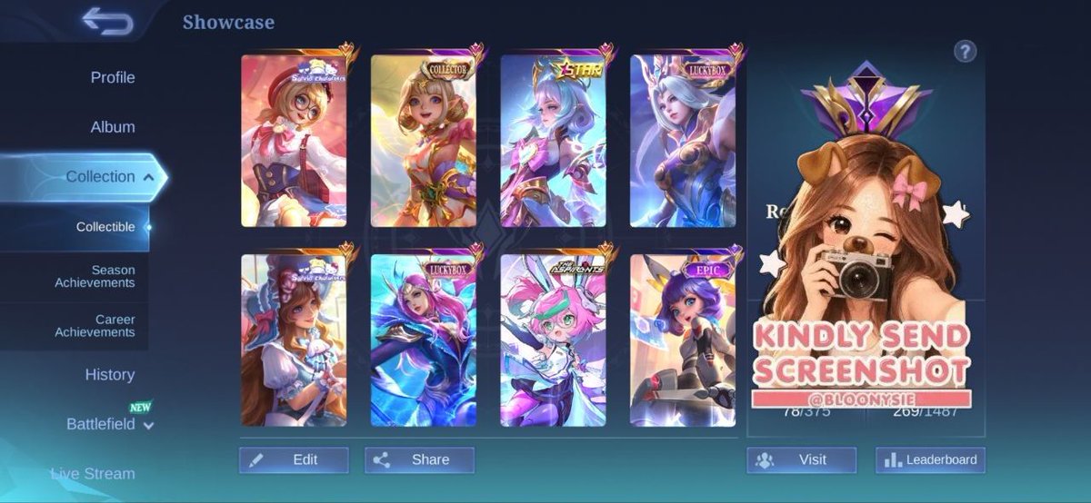blnystore's tweet photo. Wts akun ml pem ciwi, allkos, take sgmail, dev bersih, safe di own sblmnya semingguan, jibun emot + recal, emblem max, spek angela sanrio cc anual, change aspi, floryn sanrio (flo cc otw), luckybox selen odet, dll. Op? 5 up/pas

Wts wtb akun mlbb
#zonauang https://t.co/Gq6TjIwfer