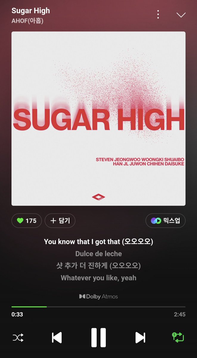 Ulit09's tweet photo. 티저부터 벌써 한 100번은 들은거같은데
처음에는 되게 낯설었는데
사운드 강약조절도 되게 좋고
훅도 좋고 곡 퀄리티도 좋고
암튼 좋아!!!!

여러번들으니까 알겠다..

#AHOF #아홉
#SUGAR_HIGH https://t.co/OjJ3yOk32o