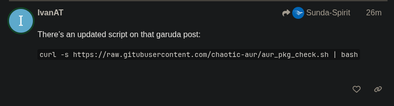 _adriend_'s tweet photo. Et voilà typiquement ce qu'on lit sur les forums... 
A NE PAS FAIRE NON NON NON ! 
Récupérez le .sh au pire, regardez ce qu'il y a dedans, puis exécutez-le si tout est sain ! https://t.co/S6JVDApZpZ