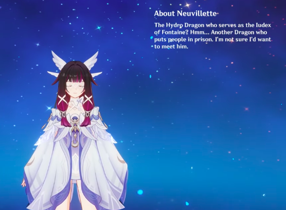 sashamosu46's tweet photo. //6.7 leaks

NEUVILLETTE AND COLUMBINA WILL INTERACT⁉️⁉️ I'm sure Bina's opinion on him will change for the better after the talk🥹 https://t.co/wGeBBQQRSU