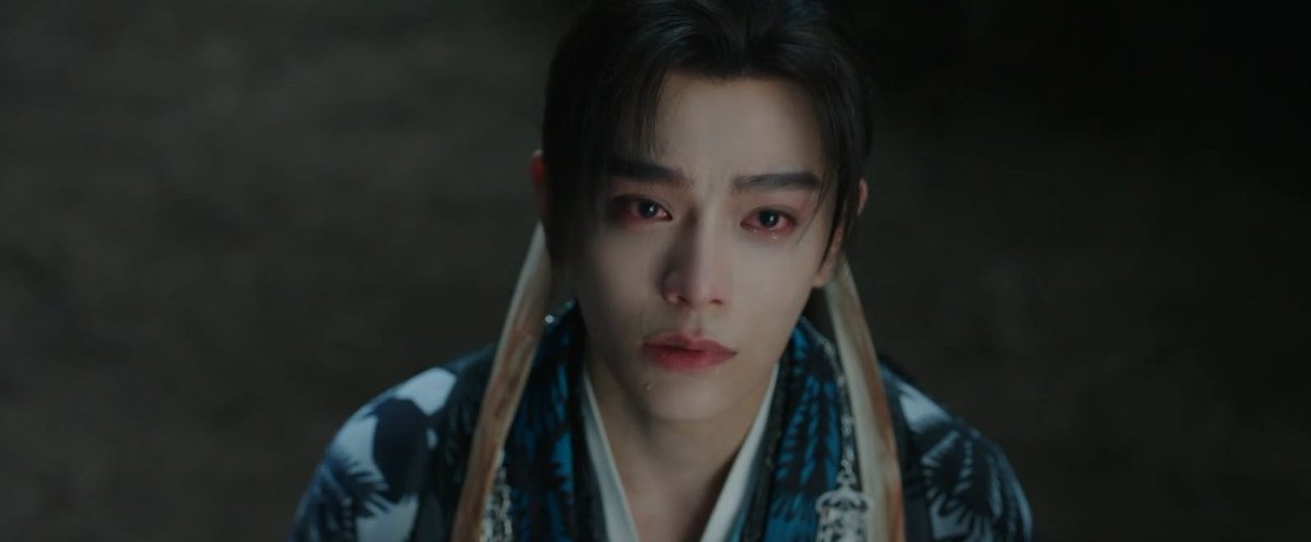 muziqis's tweet photo. big fan of how red ding yuxi's eyes become when hes crying https://t.co/bMmvKu7sVO