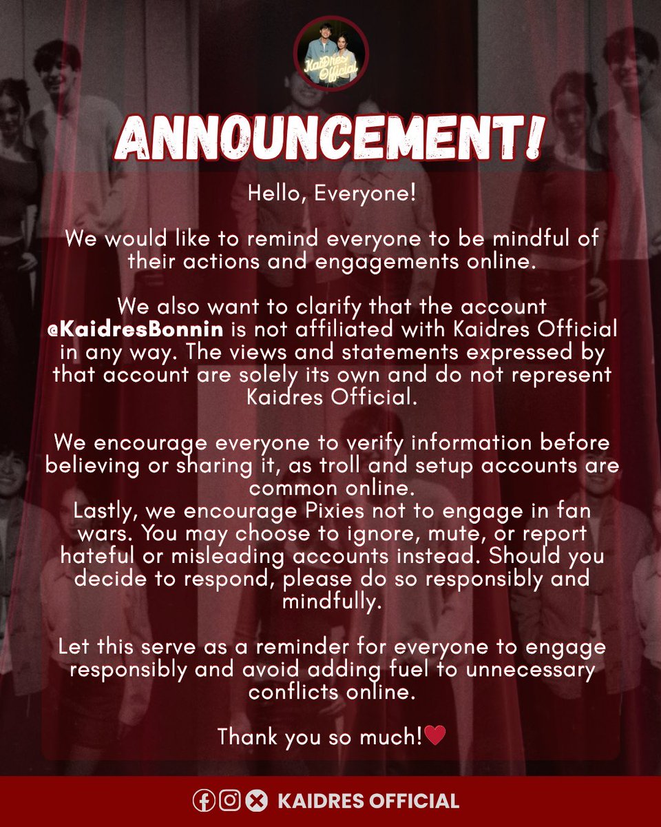 KaiDres_OFC's tweet photo. [𝐊𝐚𝐢𝐃𝐫𝐞𝐬 𝐎𝐟𝐟𝐢𝐜𝐢𝐚𝐥’𝐬 𝐒𝐭𝐚𝐭𝐞𝐦𝐞𝐧𝐭]

Please take the time to read this. We hope everyone will be more mindful moving forward. Thank you so much!♥️

#KaiDres #KaiMontinola #AndresMuhlach https://t.co/ZigEmPBQiO