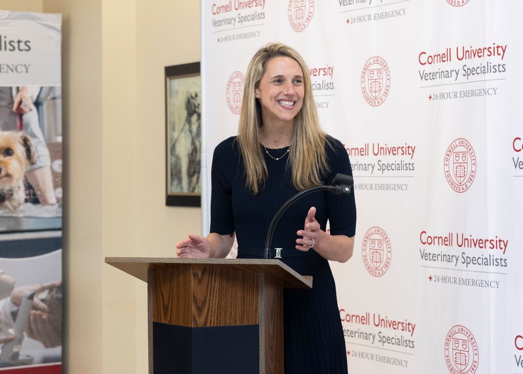 CUVS_Stamford's tweet photo. 🎉 Thank you for 15 years! 🎉

Last month, CUVS was honored to host dignitaries, hospital staff, clients, surrounding area veterinarians, donors, and friends in celebration of 15 years of healing, discovery, and community partnership. 👏

#CornellStamford #Anniversary #VetMed #CT https://t.co/inMPqvG6GZ