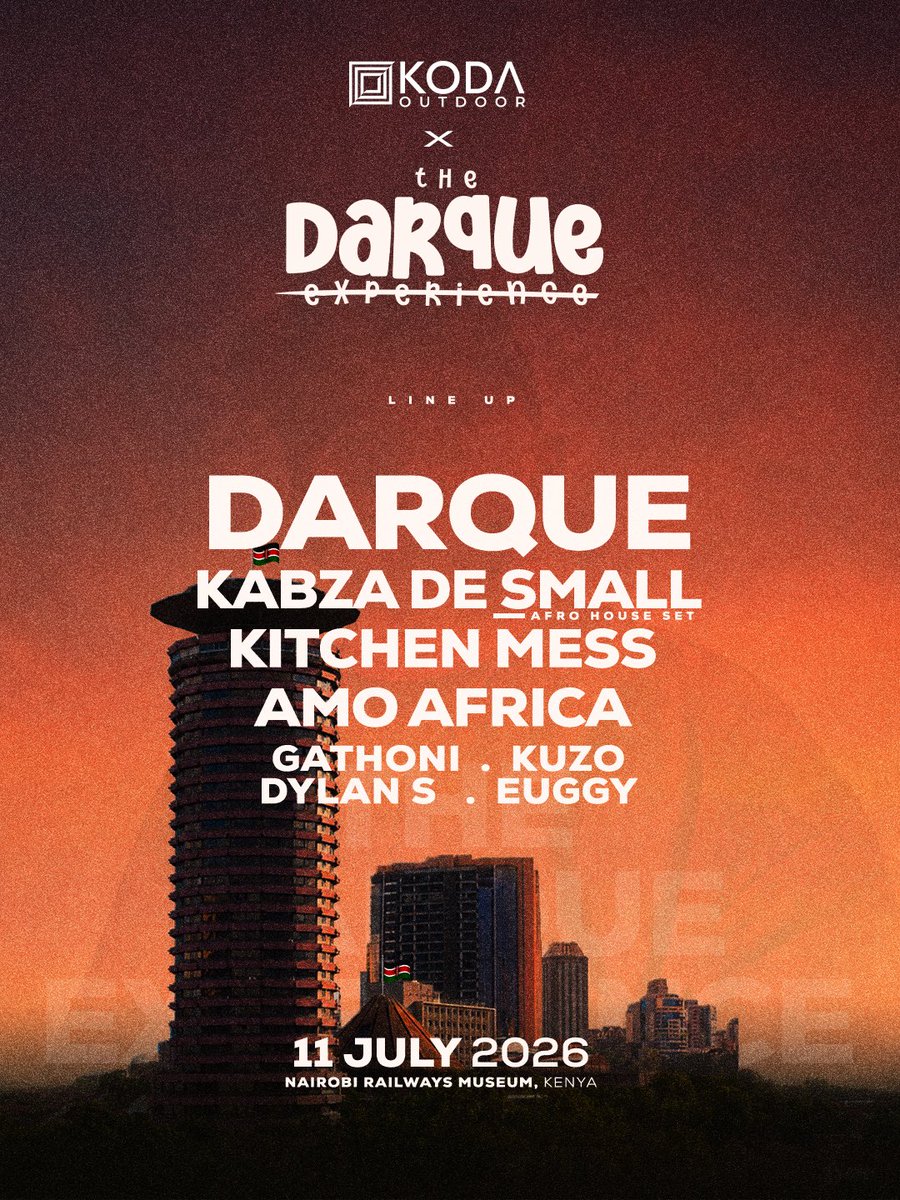 DarqueCity's tweet photo. Nairobi Are You Ready For This Explosive Night Of Music? 
We cannot wait to see you guys at this year’s edition! 
The Darque Experience in full swing! 

“ This year i bring i along my brother in music @KabzaDeSmall_  for the Experience, @KITCHEN_MESS makes his much anticipated return! And as you know we are in business of introducing rough diamonds, @amoafrica makes her debut! Supported by the best in Nairobi @euggy_dj @dylan.s.ke and more local talent @gathoni_w_  @wearekuzo “ - DARQUE
 
More Tickets now Available!!