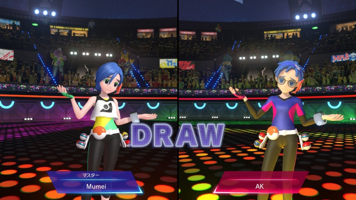 Nanavmgd's tweet photo. ポケモンチャンピオンズやってて初めて見た。
DRAW
最後まで勝敗が決まらず引き分け。
何戦もやって���けど、引き分けは初めてかもしれない。
みんなは経験ある？

#ポケモンチャンピオンズ 
#ポケチャン https://t.co/eQdk4sBME6