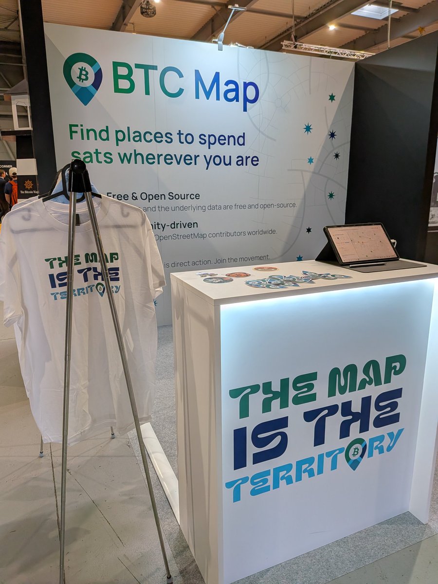 btcmap's tweet photo. The Map is the Territory. ✊ https://t.co/v8Z1UwVle8
