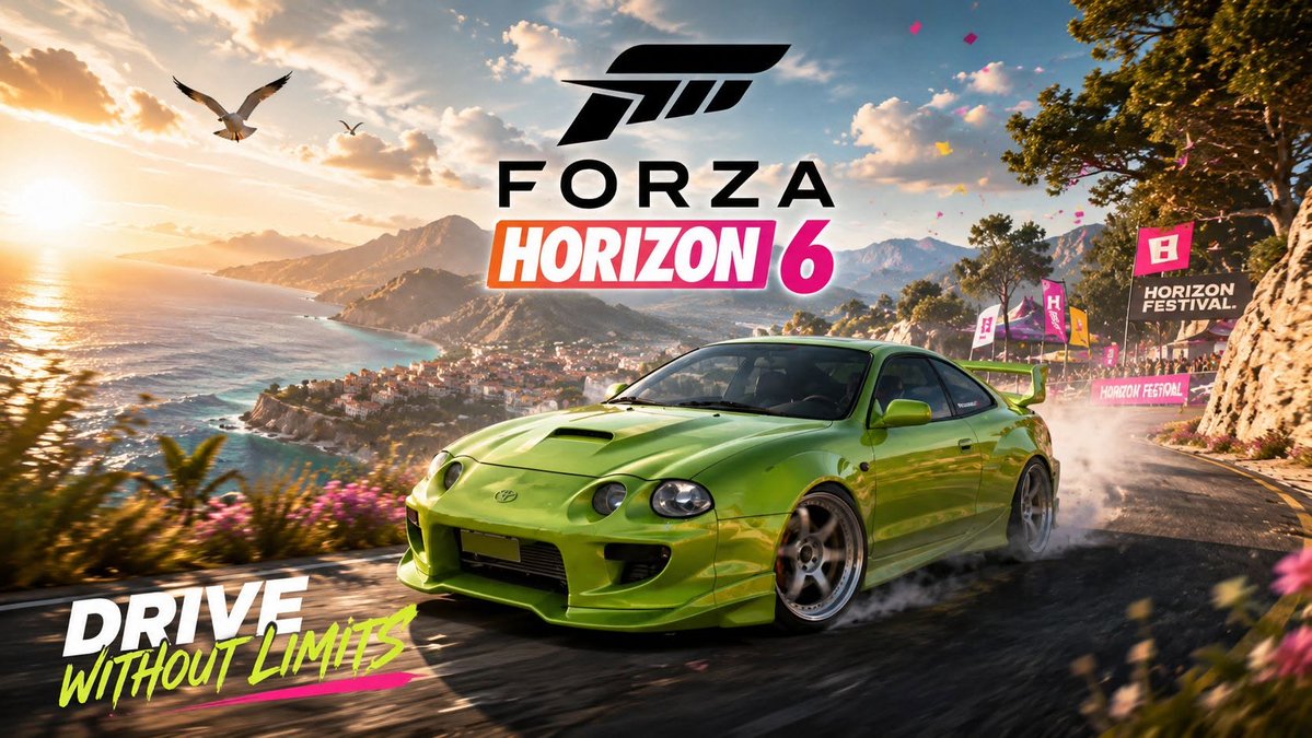 zoudiland's tweet photo. DRIVE WITHOUT LIMITS 
TOYOTA CELICA GT-4 
MY EDITION
#ForzaHorizon６ https://t.co/MhNg3Q9Xyc