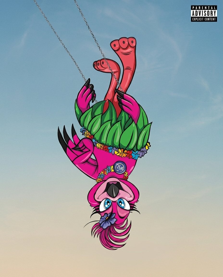 WestgateResorts's tweet photo. It's flamingo intuition. 🦩

Flora is loving @oliviarodrigo's newest album release today! 💜 She wanted to put her own unique spin on these iconic album covers! 📸 

#westgatebesties https://t.co/1C92n2UP2S