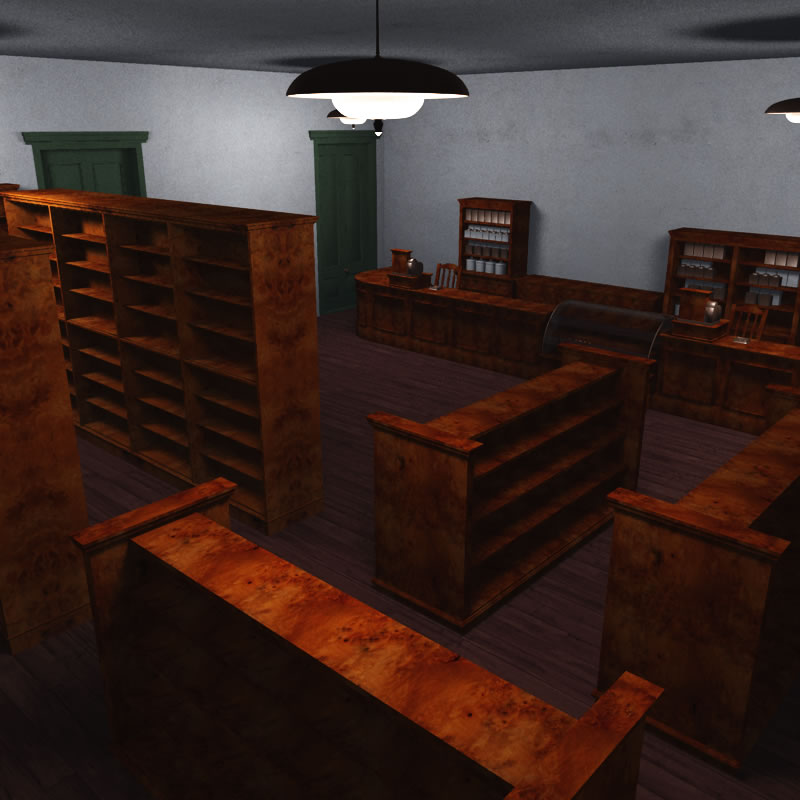 meshbox's tweet photo. The National Grocery Store  1920s building is a 3D model for Poser3D | DAZStudio &amp; #Blender - model 3 of 8 in the Innsmouth 3D volume 1 series of 3D models for licensing. Mentioned in #Lovecraft story The Shadow Over Innsmouth. https://t.co/rAqYqxgaB3 https://t.co/Ln7l0NEcMb