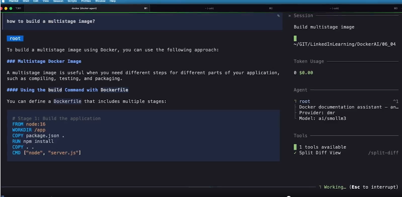 Docker tweet media