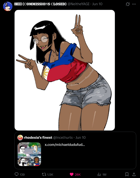 LookAtMyMeat1's tweet photo. filipinos truly are the most powerful race on Earth https://t.co/veULE9MogB