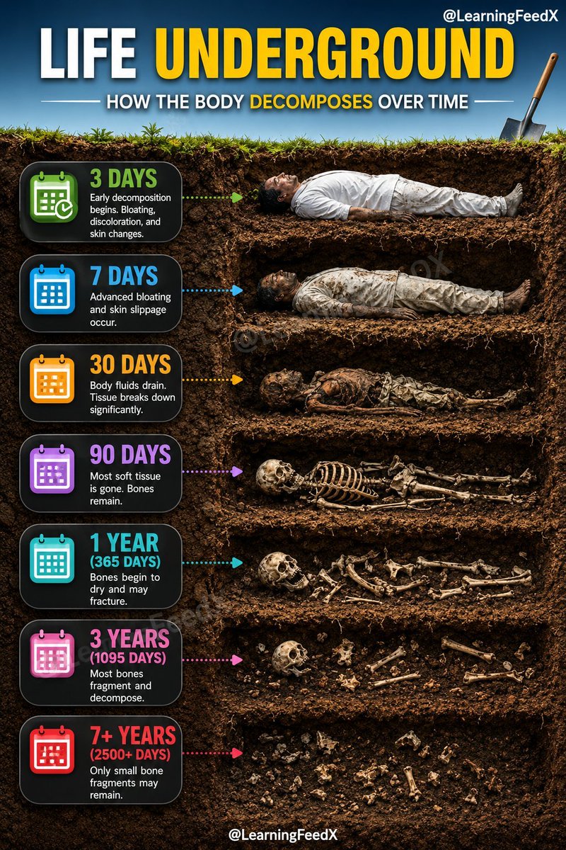 Invent1ons's tweet photo. What happens after burial? 😳 https://t.co/hD0jZvFPJk