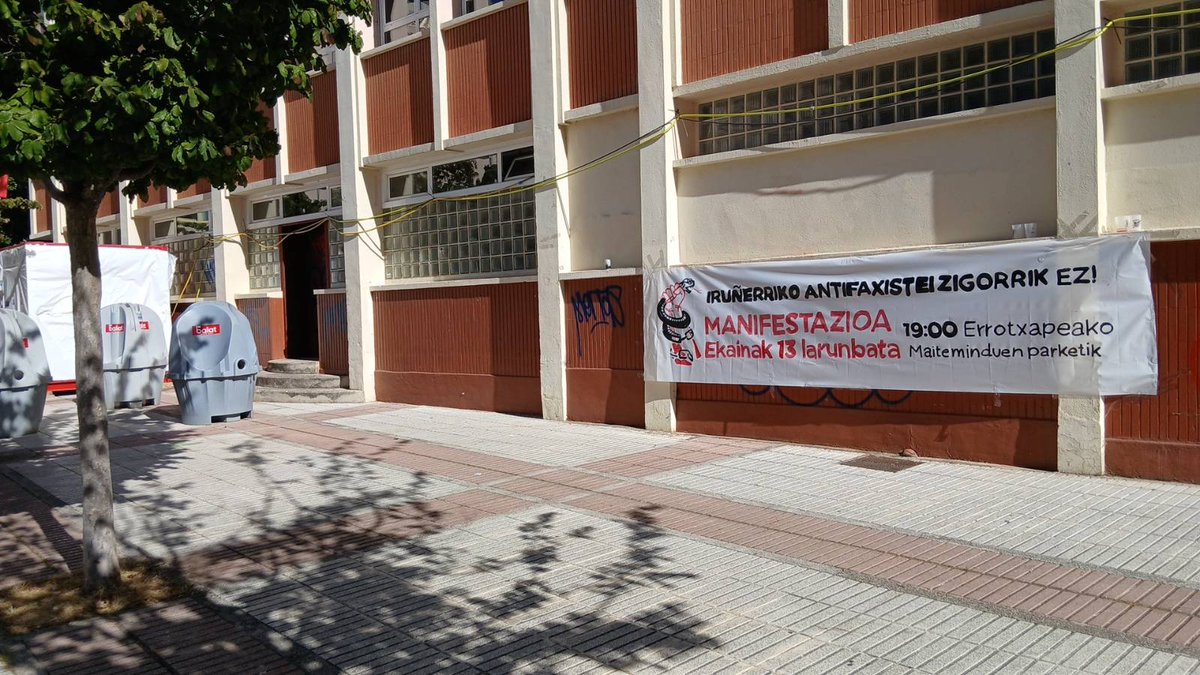 zigorrikez's tweet photo. Biharko manifa maiteminduen parketik aterako da!

Faxismoaren kontra mobiliza gaitezen! https://t.co/ck3e0tU5mu