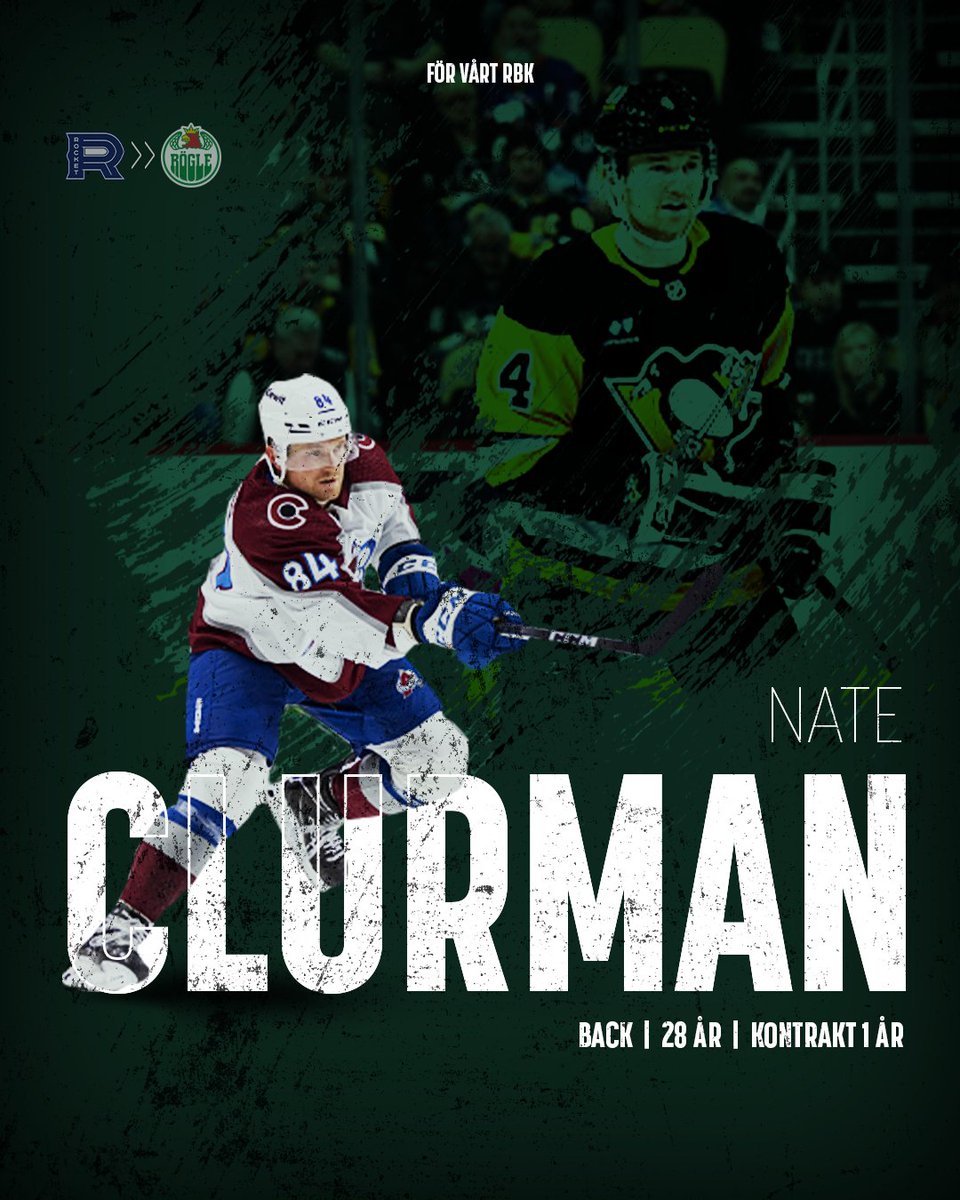 roglebk's tweet photo. Välkommen till Rögle, Nate Clurman 🇺🇸

🔗 Läs mer: https://t.co/ohUxWOiGO3 https://t.co/KgM26WJtEY