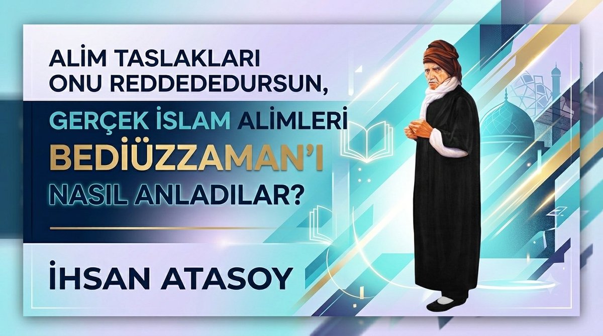 HurAsyaCom's tweet photo. ALİM TASLAKLARI ONU REDDEDEDURSUN, GERÇEK İSLAM ALİMLERİ BEDİÜZZAMAN'I NASIL ANLADILAR? NASIL ANLATTILAR?

Bu video ile, Bediüzzaman Said Nursi Hazretlerinde açık arayan, onu eleştiren, eleştiriden öte iftira ve hakarete varan hadsizlikler sergileyen ve de ilahiyatçı geçinen çakma alimlere cevap verdik.

İHSAN ATASOY
Araştırmacı - İlâhîyatçı - Yazar
☘️
Hür Asya TV https://t.co/lb5kXsqMnj
Hür Asya Haber https://t.co/4nfDf5D9ZN

Hür Asya'yı WhatsApp'tan TAKİP EDİN👉🏿   https://t.co/qylc7RJ4sr