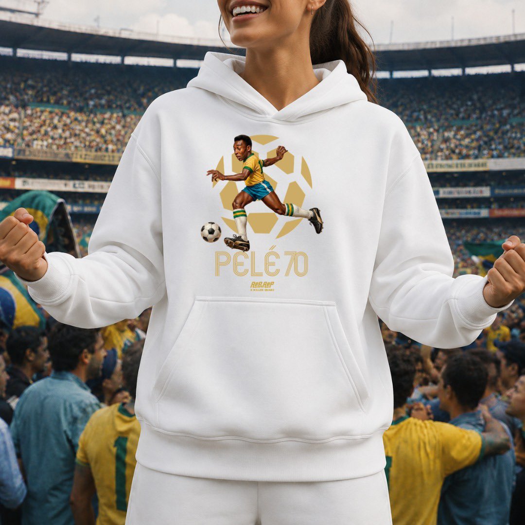 Killer_Quake's tweet photo. Un jugador mitológico en la historía del jogo bonito. Único tricampeón de la Copa del Mundo. Rey de un deporte de una época más sencilla, pero no por ello más fácil.

Colección @repnrep x KQ

🛒 Shop: https://t.co/d82l7CStNc

#KillerQuake #futbol #brasil #pelé #mundialdefútbol https://t.co/p0vLbi6CaE