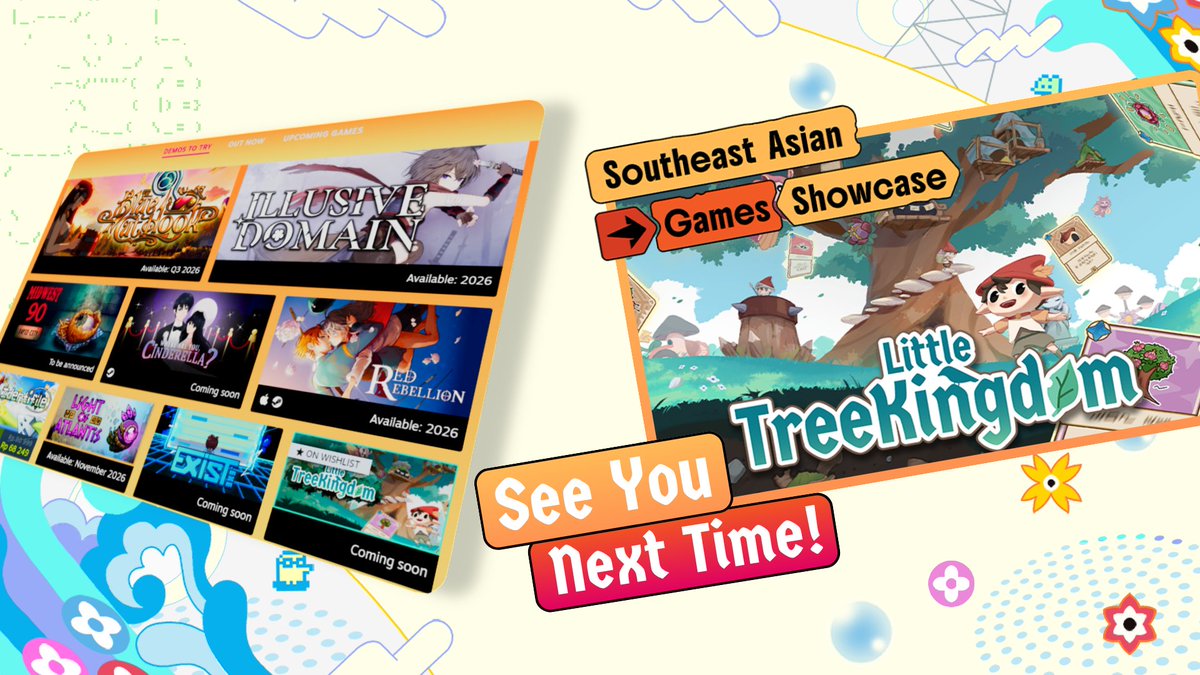 WggLtk's tweet photo. And with that @seagshowcase is a wrap!
Thank you so much once again for featuring us alongside many other amazing games!
Though the event is over, our demo is still LIVE! Let us know when you try it, we'd LOVE to know what you think!
Xoxo,
Fransisco
#SEAGS #indiegames #steam https://t.co/QNJ9LTEjtc