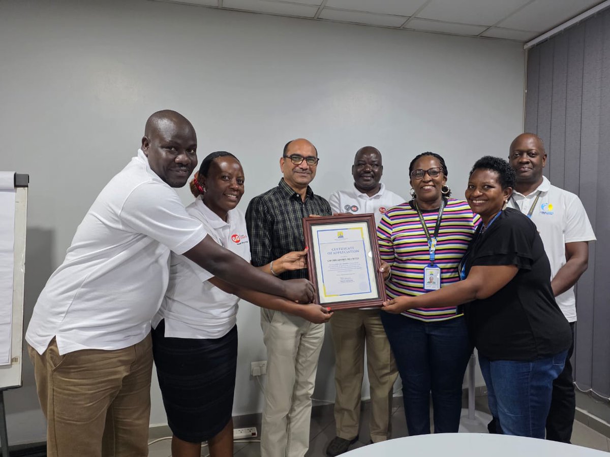 CarandGeneral's tweet photo. Proud to receive a Certificate of Appreciation from URA Uganda for our tax compliance.

Over the past 10 months, Car &amp; General Uganda contributed UGX 5.8B+ in tax revenue to support national development. 🇺🇬

#CarAndGeneral #Cargen90 #MakingCustomersSmile #TaxCompliance https://t.co/WfRDoQ0AFn
