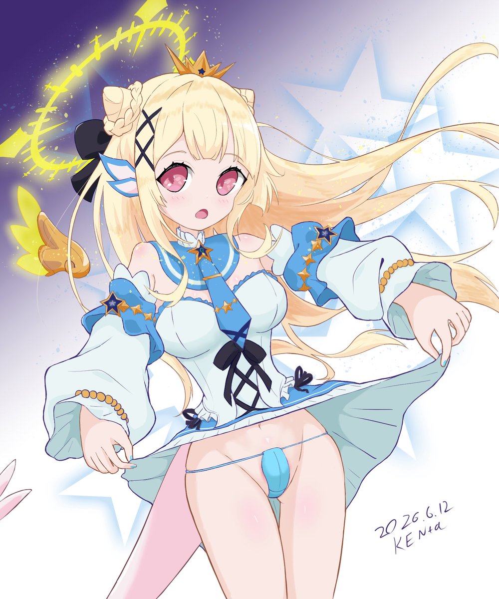 KEN04140232's tweet photo. 「……んっ」
突然見せつけてきてこちらの思考をフリーズさせるミラクルステラちゃん https://t.co/lBT8j3Umtc