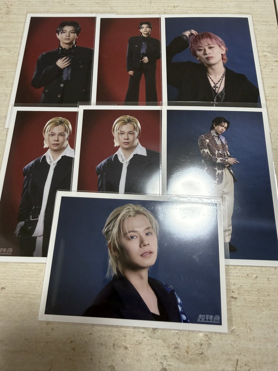 aaa_atae_24's tweet photo. 超特急 ESCORT ガチ夢中 ミニフォト 生写真 交換

【譲】画像1、2枚目のもの
(カイ、リョウガ、シューヤ、ハル)

【求】タクヤ＞マサヒロ＞ユーキ
※画像3枚目のユーキ以外
(ユーキはお返事にお時間頂く場合があります。)

郵送希望です。
お気軽にお声掛け下さい。 https://t.co/fMDQgD2tQT