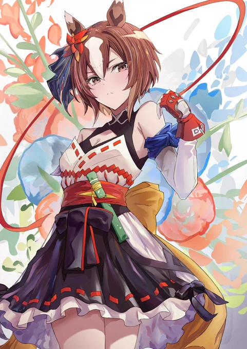 迸るヤエノムテキの凛々しさに ─百花繚乱・千紫万紅 #ウマ娘 #umamusume