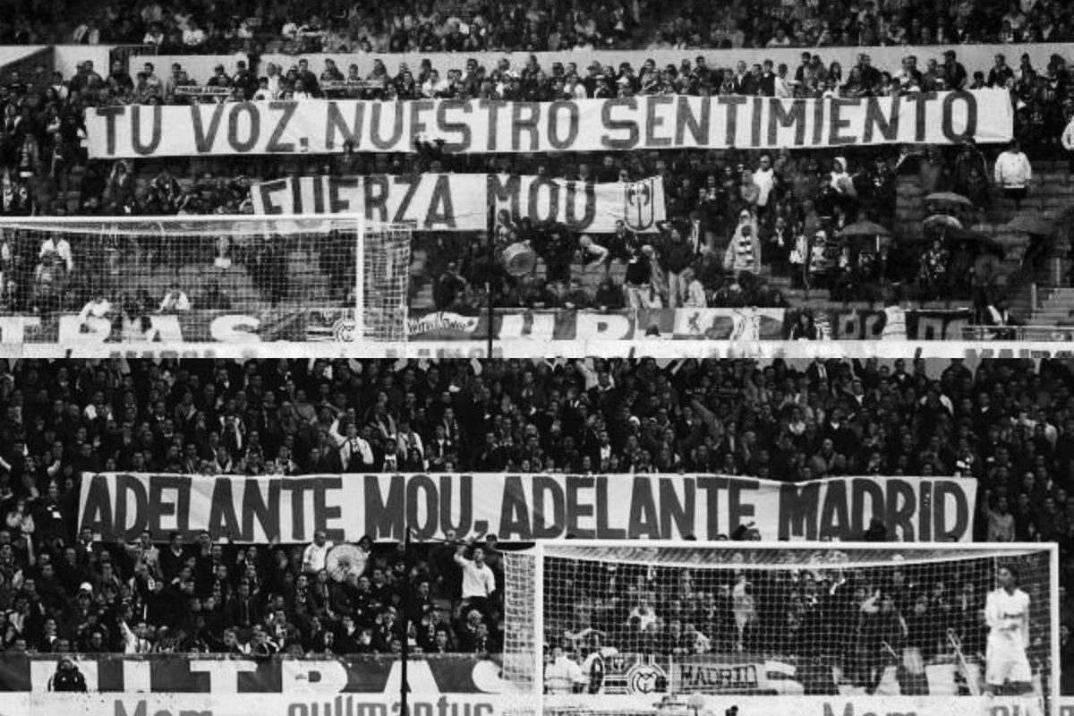 MadridistaGrada's tweet photo. ¿Alegría e ilusión por la vuelta de Mou? Claro que sí, pero con un sabor un poco agridulce.
Vuelve sin ese fondo que luchó junto a él y le apoyó hasta el último día. Ahora muchos han olvidado la forma que le echaron y cómo borraron y prohibieron todo lo relacionado con él.
JMTR https://t.co/vV0SsRz0N6