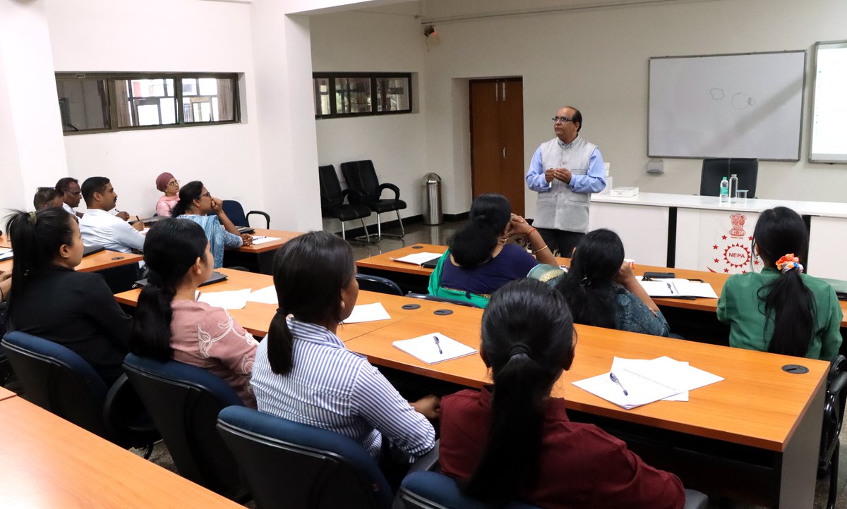 NEPA_GoI's tweet photo. Dr. Jitesh. Bhatia, Assistant Director (Scientific Aids) NEPA, interacted with the participants of Course on Crime Against Women &amp; Sexual Harrassment at Workplace. https://t.co/HtPE47ZuRr